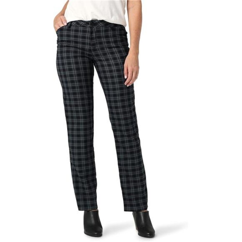 Women's Wrinkle-Free Relaxed Fit Straight Leg Pants